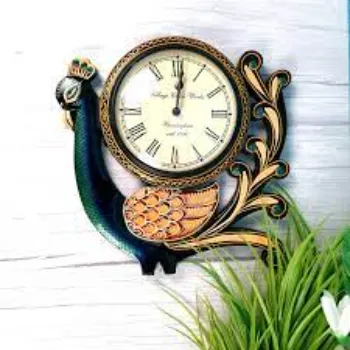 Peacock Wall Clock Decorative Wall Clock 